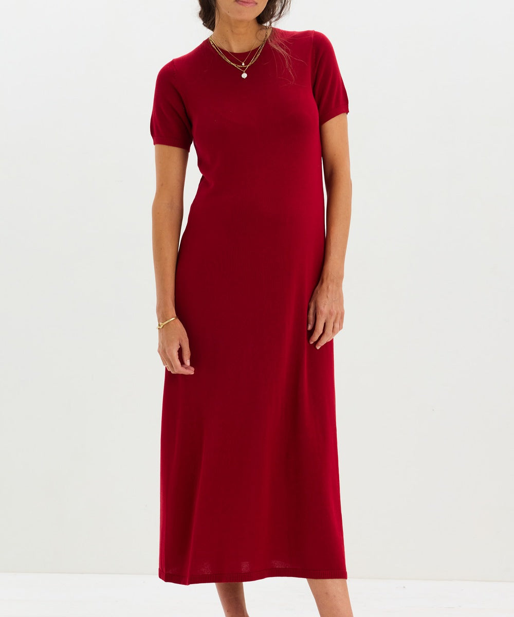 hatch evelyn knit dress HATCH: The James (Cranberry) – Bump City bakersfieldboutique