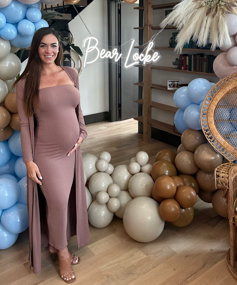 The Bodycon Dress Duster Set Mocha Bump City