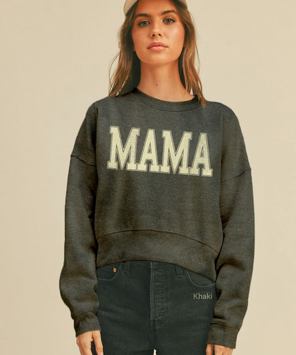 MAMA Cropped Sweatshirt