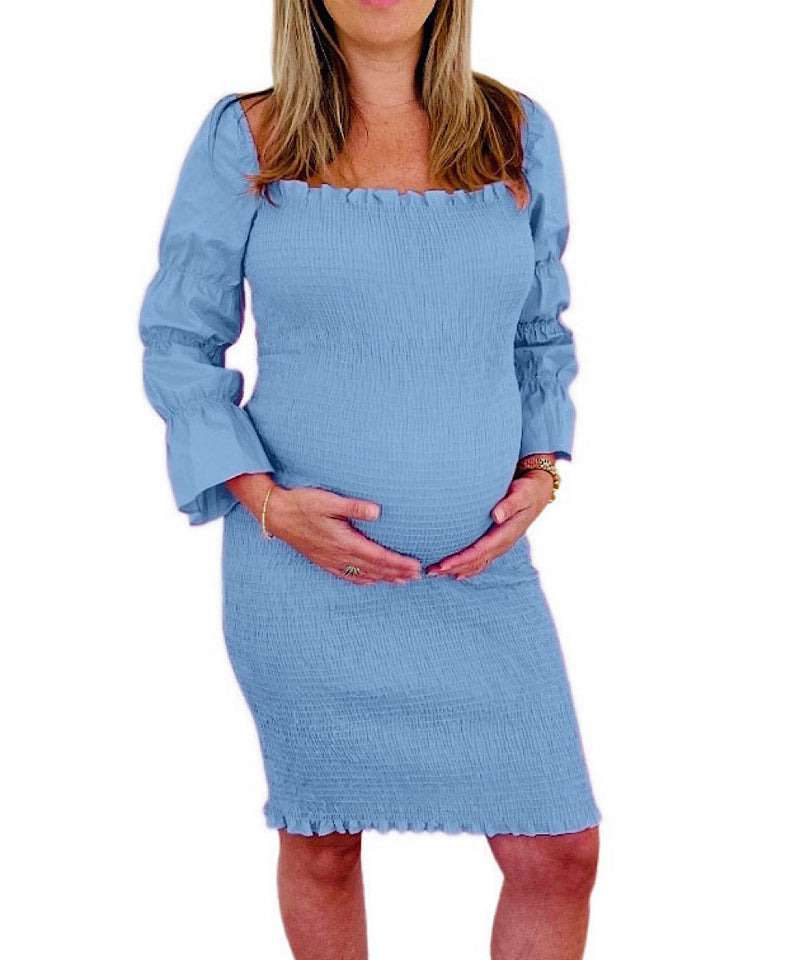 The Cassie Dress - Blue Bump City The Cassie Dress - Blue Bump City