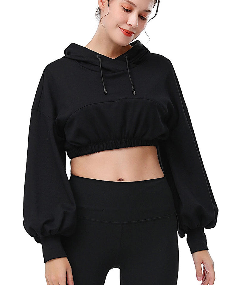 The Active Cropped Maternity/Nursing Hoodie + Belly Band