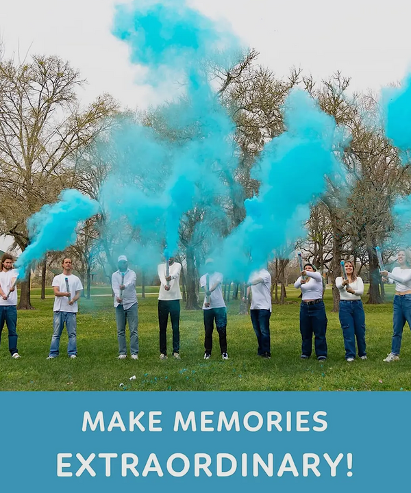 Giant Gender Reveal Cannons (Powder- Blue 24 inch)