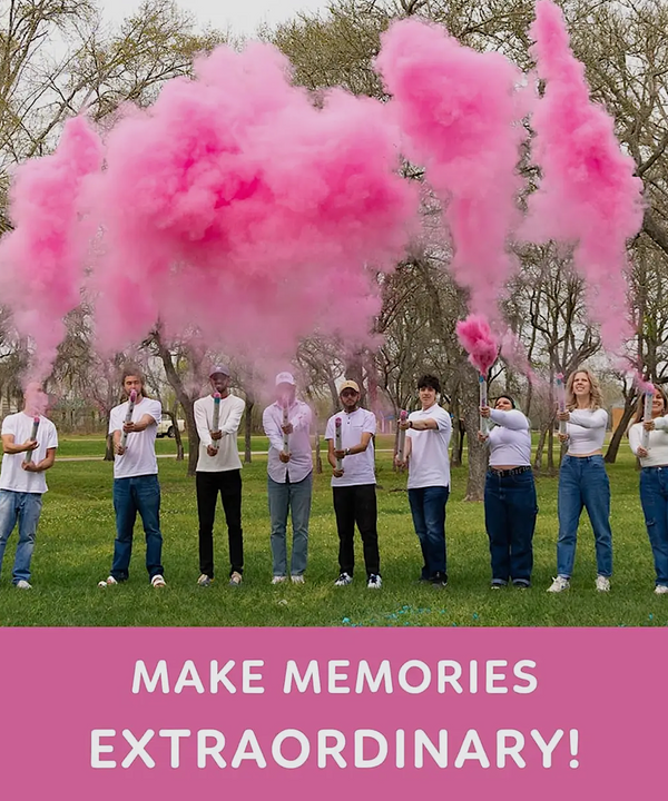 Giant Gender Reveal Cannons (Powder- Pink 24 inch)