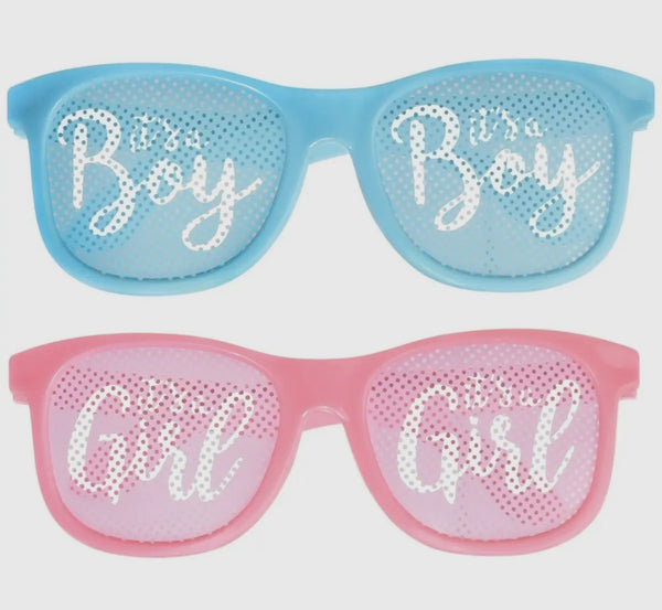 Gender Reveal - "Girl or Boy" Glasses (10ct)