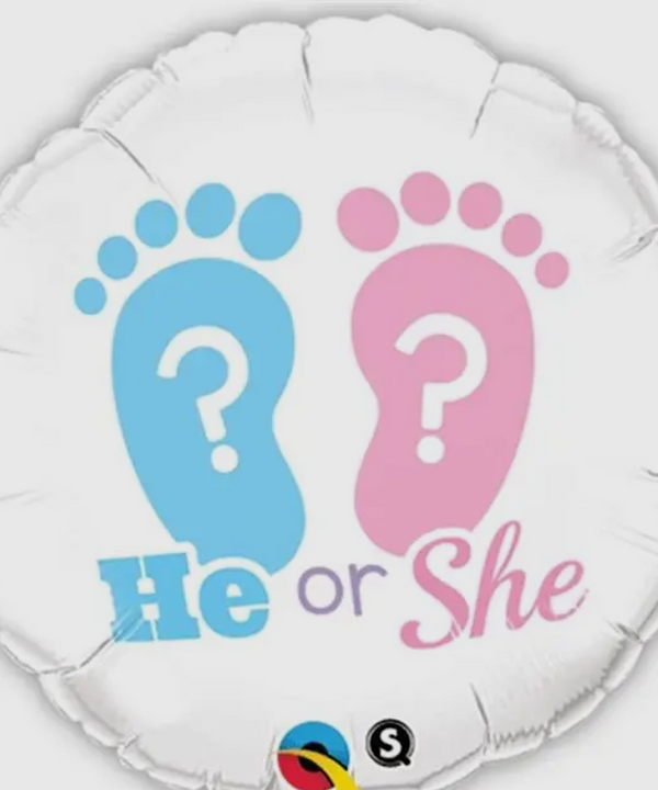 18" He or She Footprints