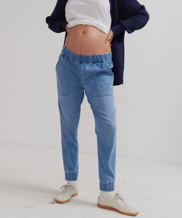 HATCH: The Maternity Easy Denim Jogger
