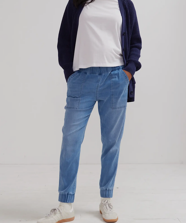 HATCH: The Maternity Easy Denim Jogger