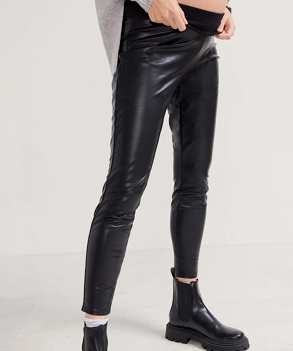 HATCH: The Stretch Vegan Leather Before, During and After Legging
