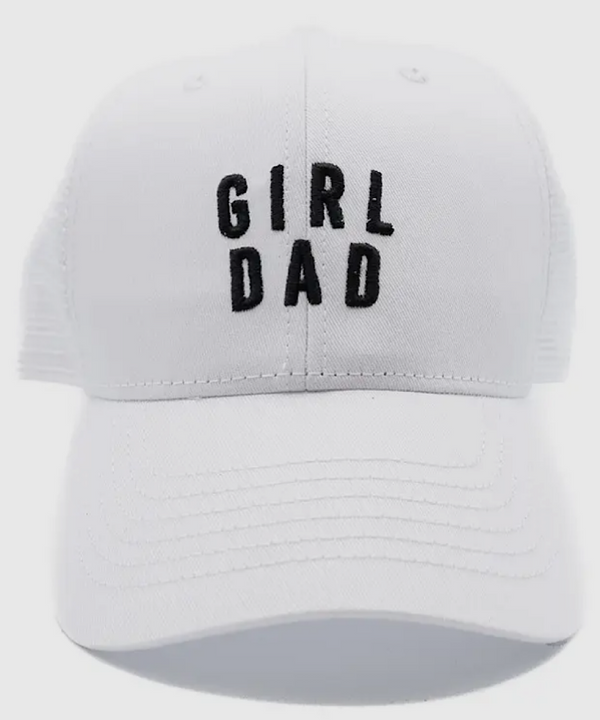 Girl Dad Hat (White)