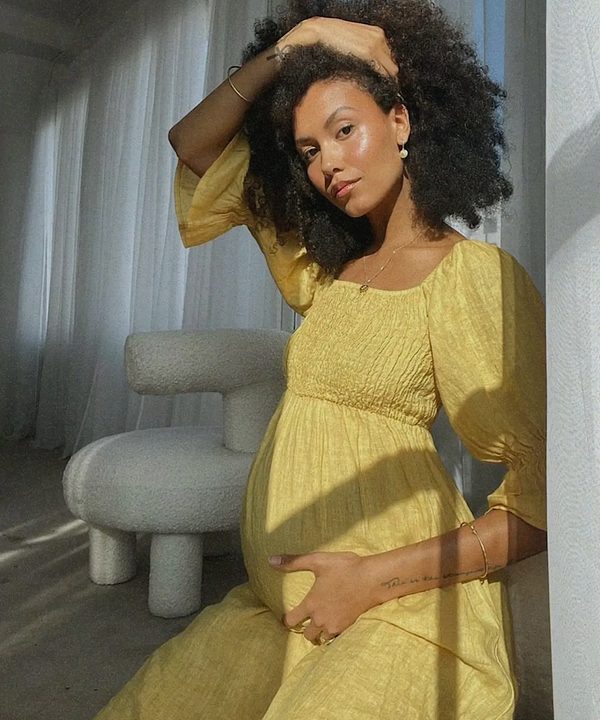 The Deia Dress (Sunflower)