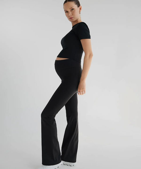 The Lounge Flare Legging (Black)