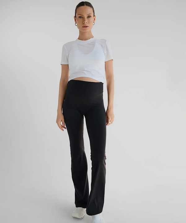 The Lounge Flare Legging (Black)