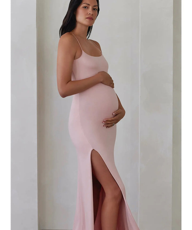 BUMPSUIT: The Rosie Dress (Powder Blue) Bump City BUMPSUIT: The Rosie Dress (Powder Blue) Bump City
