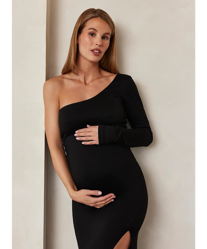 BUMPSUIT: The One-Shoulder Evening Dress Bump City BUMPSUIT: The One-Shoulder Evening Dress Bump City