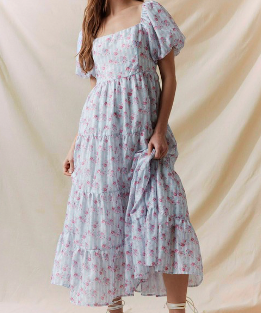 maxi dress for gender reveal Momyknows Pink Tulle Ruffle Swing V-neck Slit Photoshoot Plus Size Gown Maternity Maxi Dress, Pink / L