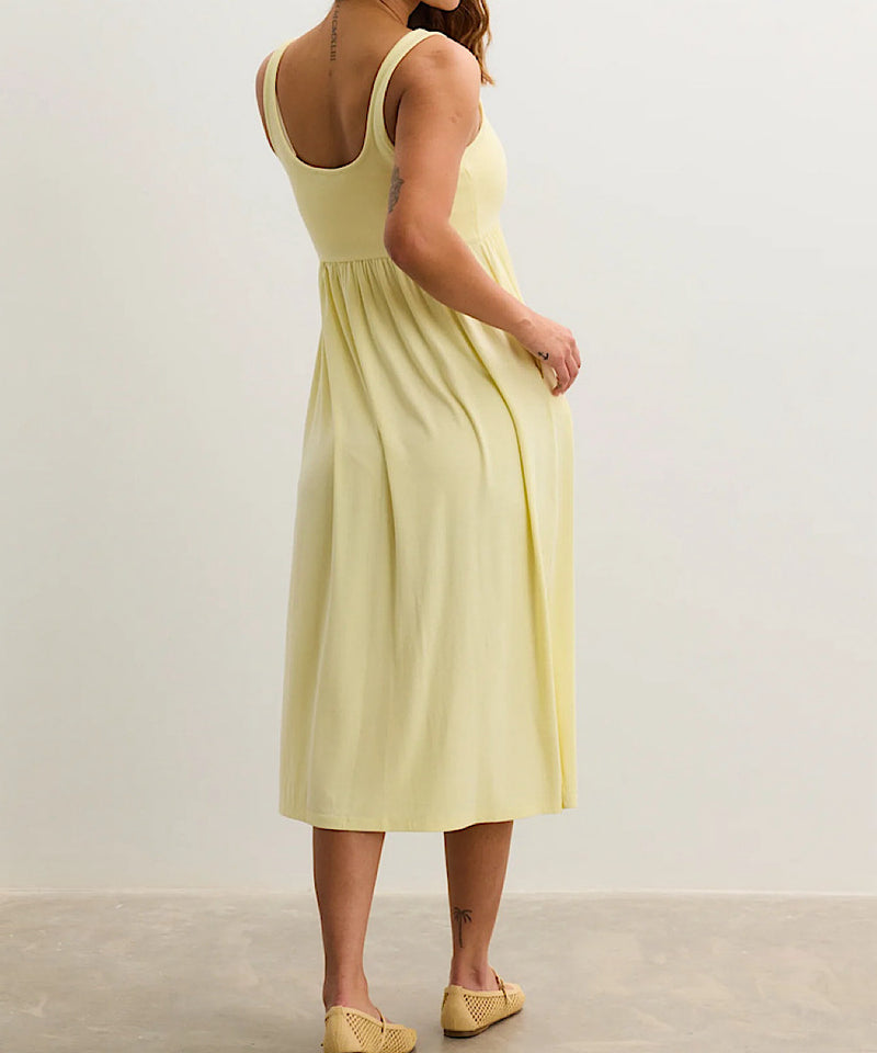 HATCH: The Softest Rib Nursing Tank Dress (Buttercup) – Bump City