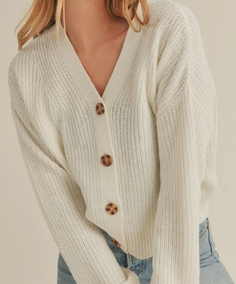 The Lulu Crop Cardigan (Green)