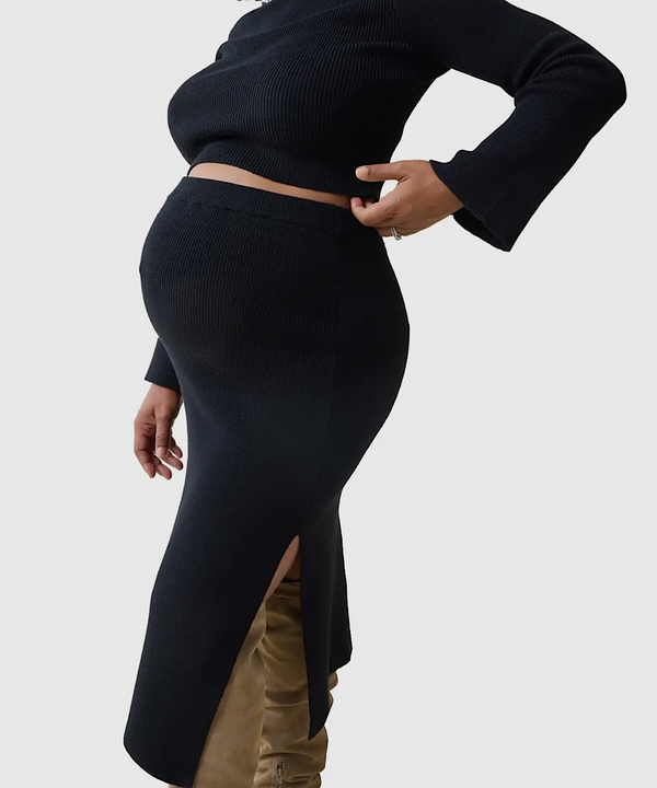 The Lizzy Midi Skirt (Black)