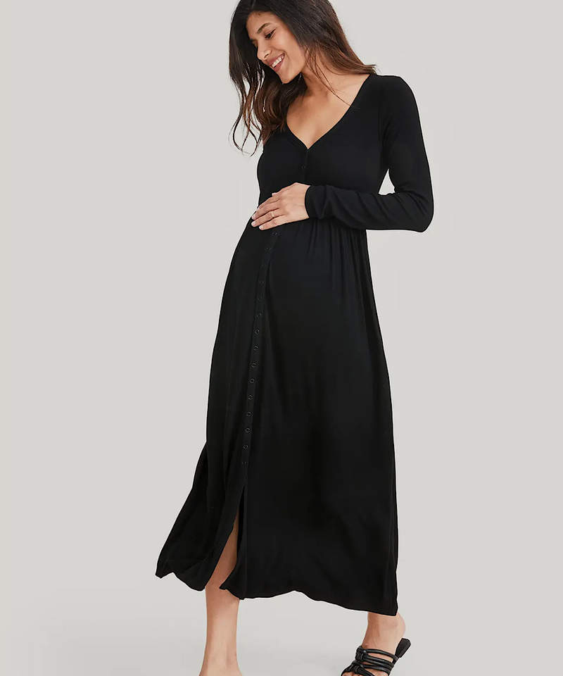 HATCH: The Softest Rib Nursing Dress