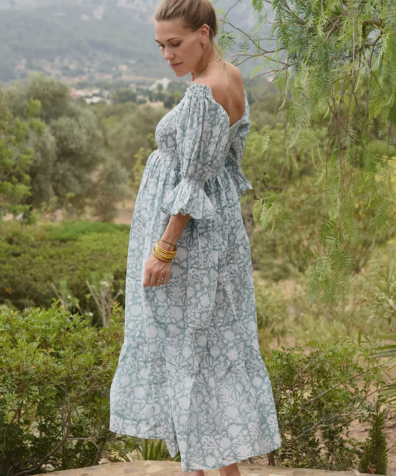 The Amara Dress (Aqua)