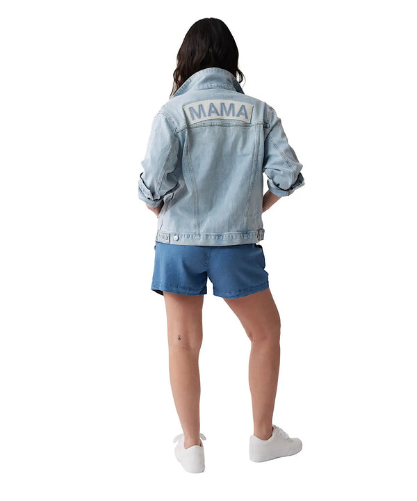 The MAMA Denim Jacket - Blue