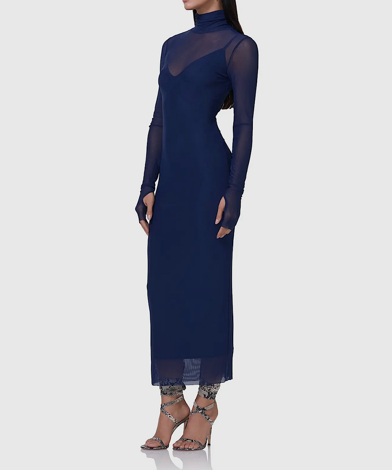 The Shailene Dress (Bright Navy)