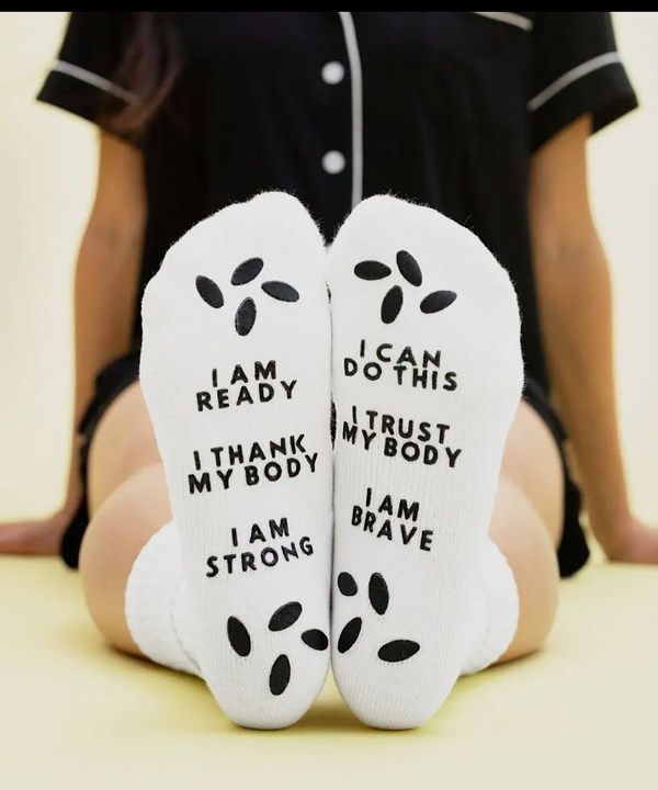 Birth Affirmation Hospital Socks