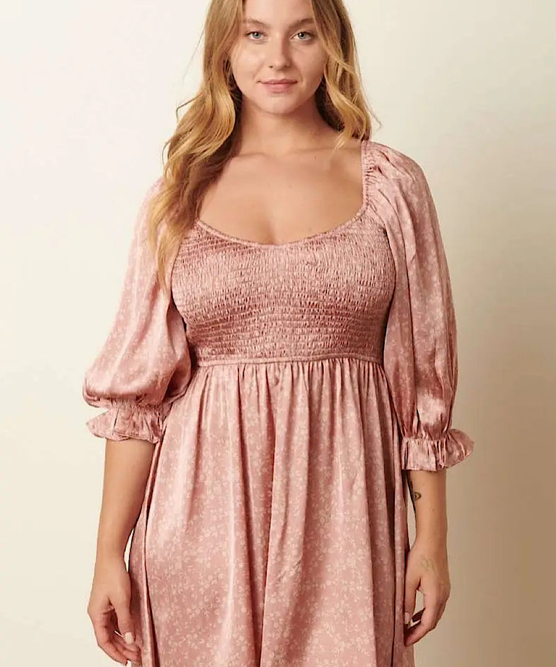 Plus: The Audrey Dress (Mauve)