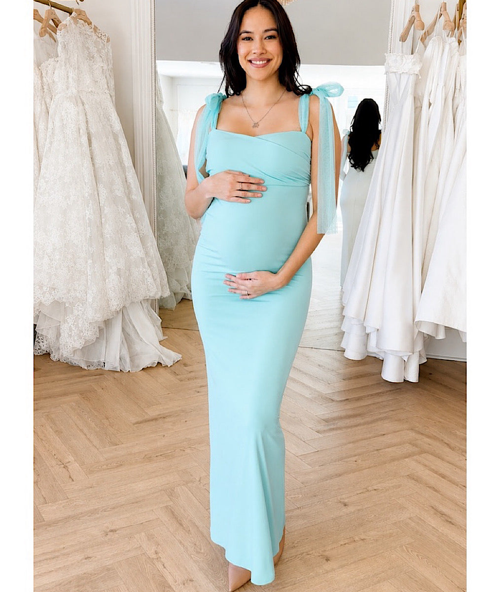 bridesmaid dresses elegant Elegant Deep V-Neck Floor Length Empire Waist Satin Bridesmaid Dresses