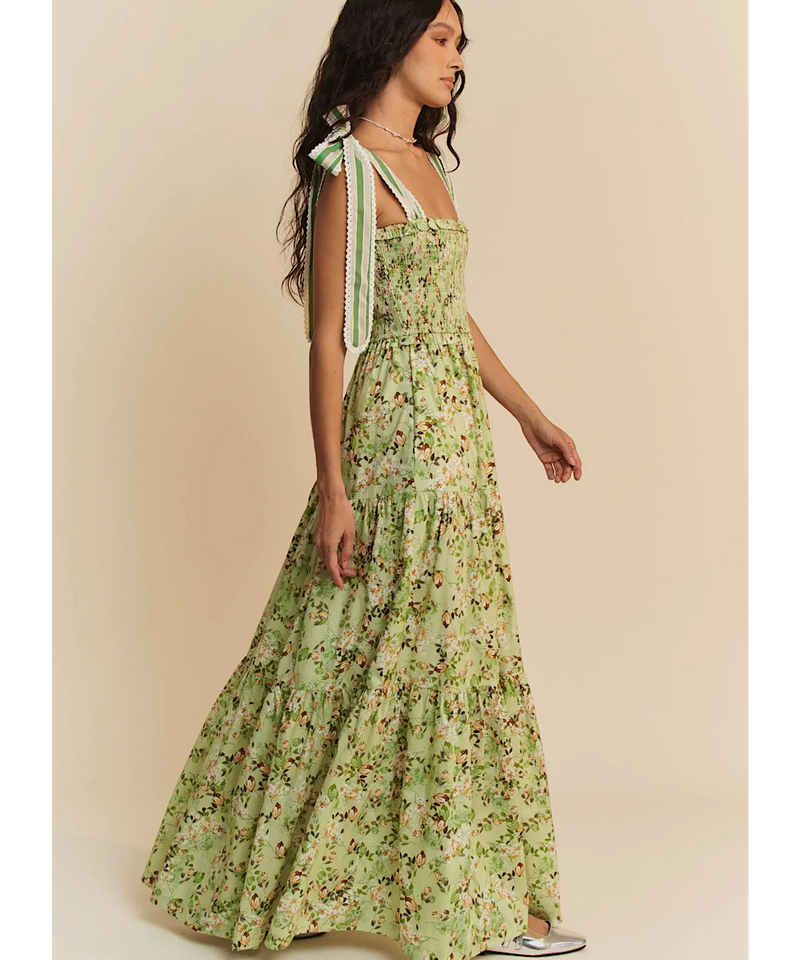 The Gardenia Maxi Dress (Sage)