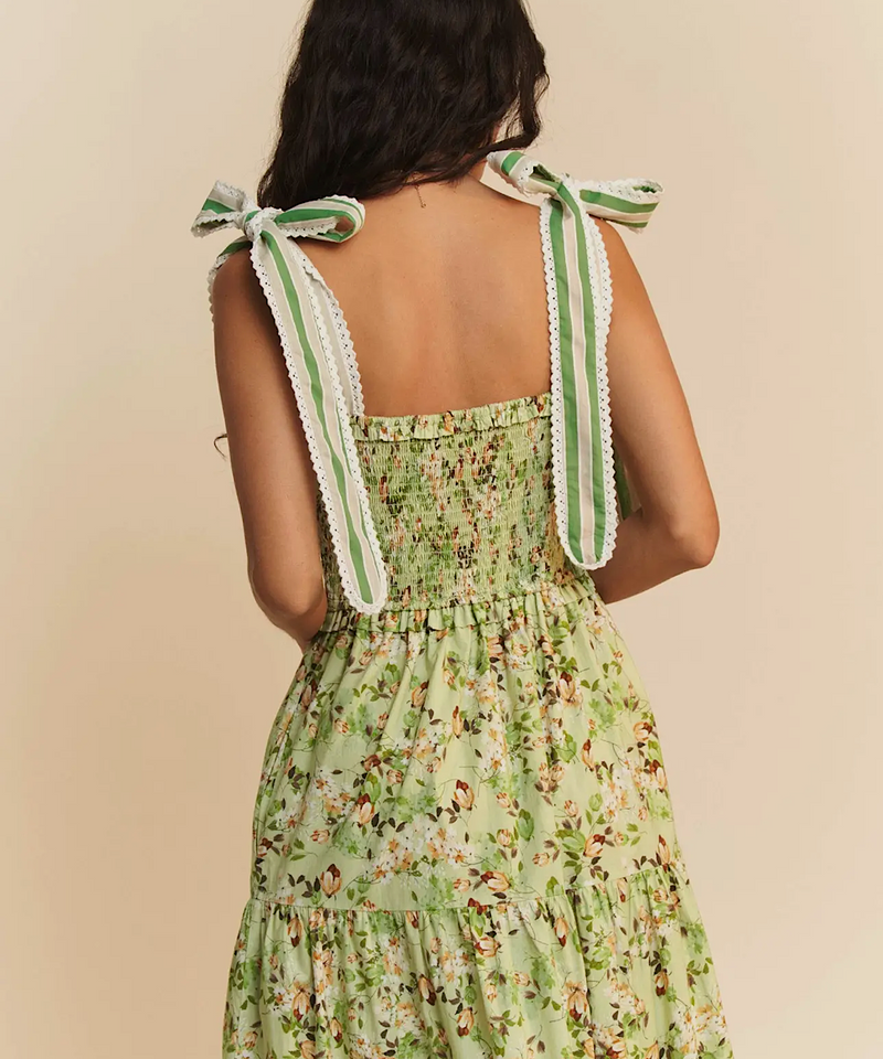 The Gardenia Maxi Dress (Sage)
