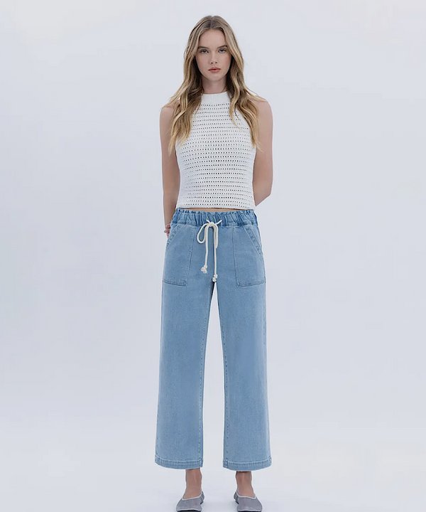 The Cool Mom Drawstring Jean