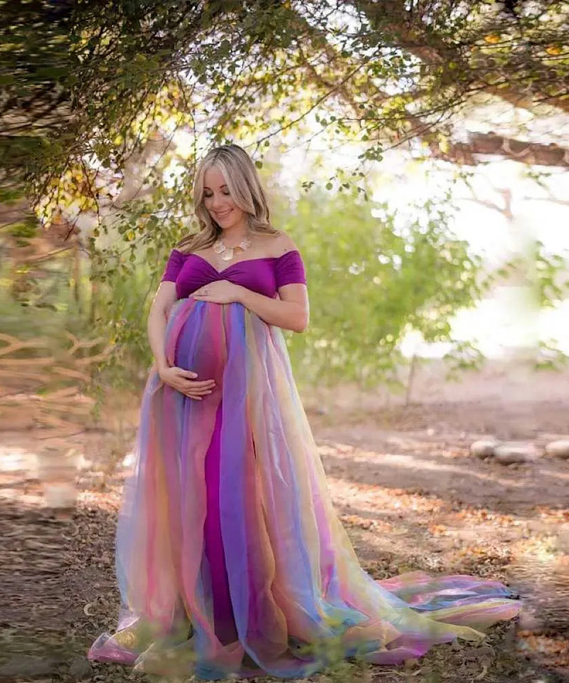 The Rainbow Baby Gown