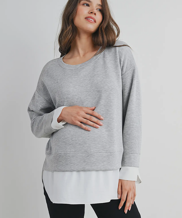 The Kelly Twofer Pullover Top
