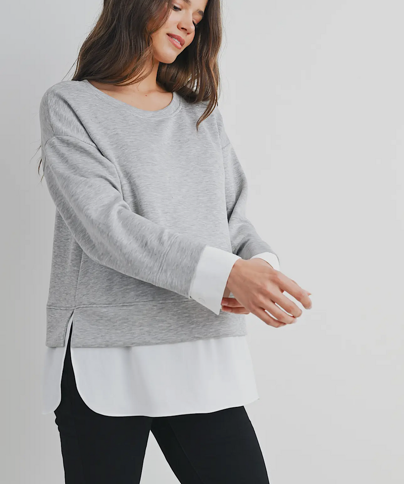 The Kelly Twofer Pullover Top