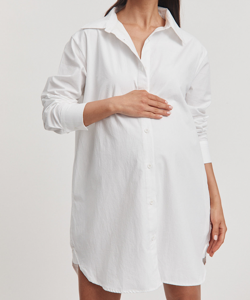 The Cotton Poplin Shirtdress