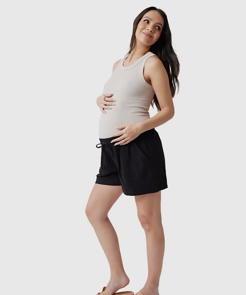 The Maternity Drapey Patch Pocket Short