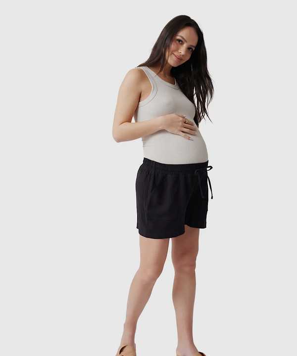 The Maternity Drapey Patch Pocket Short