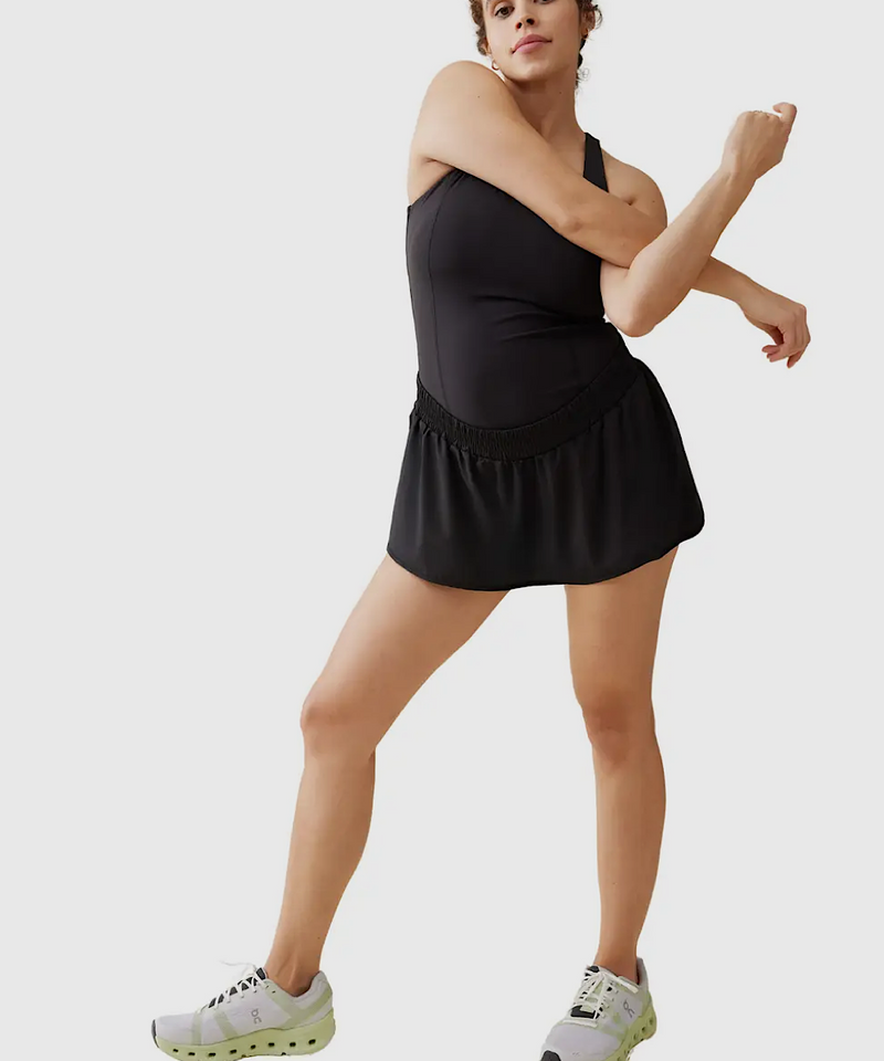 The Crossback Active Dress (Black)