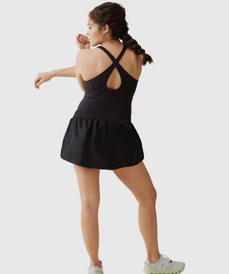 The Crossback Active Dress (Black)