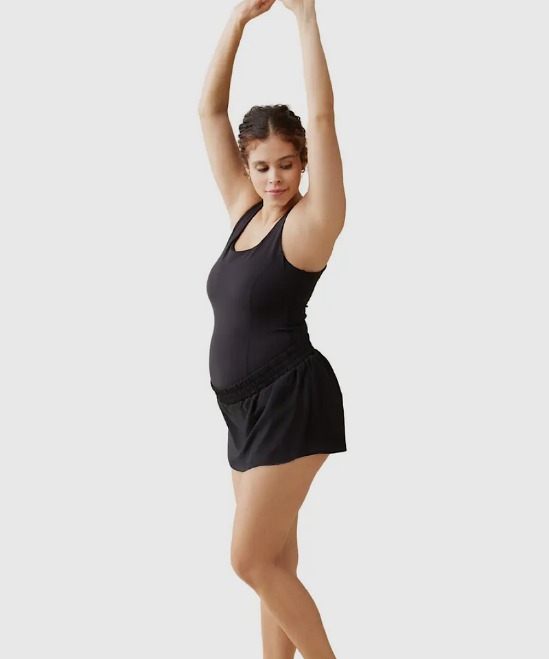 The Crossback Active Dress (Black)