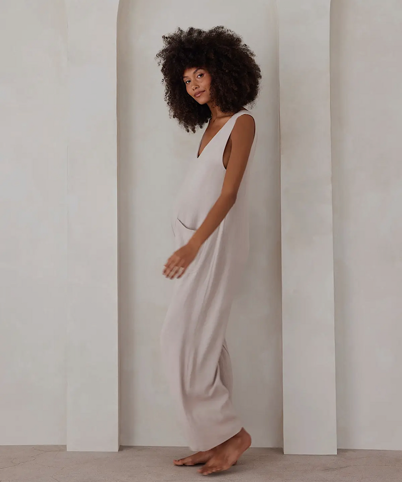 BUMPSUIT: Oversized Linen Jumpsuit – Bump City