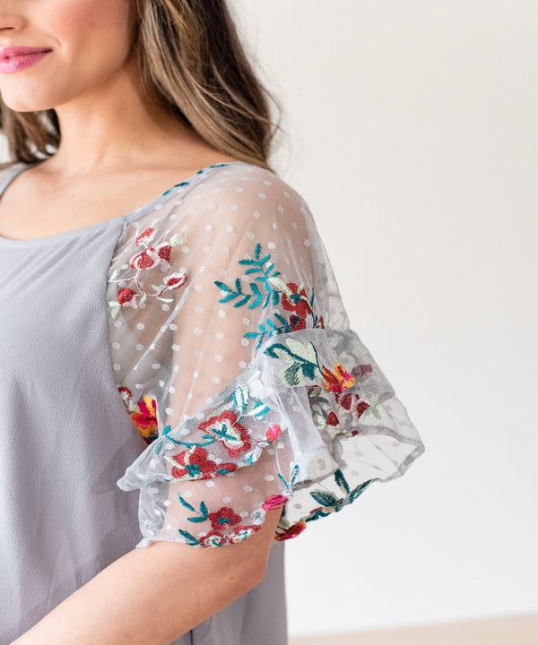 The Isabella Boho Maternity Dress