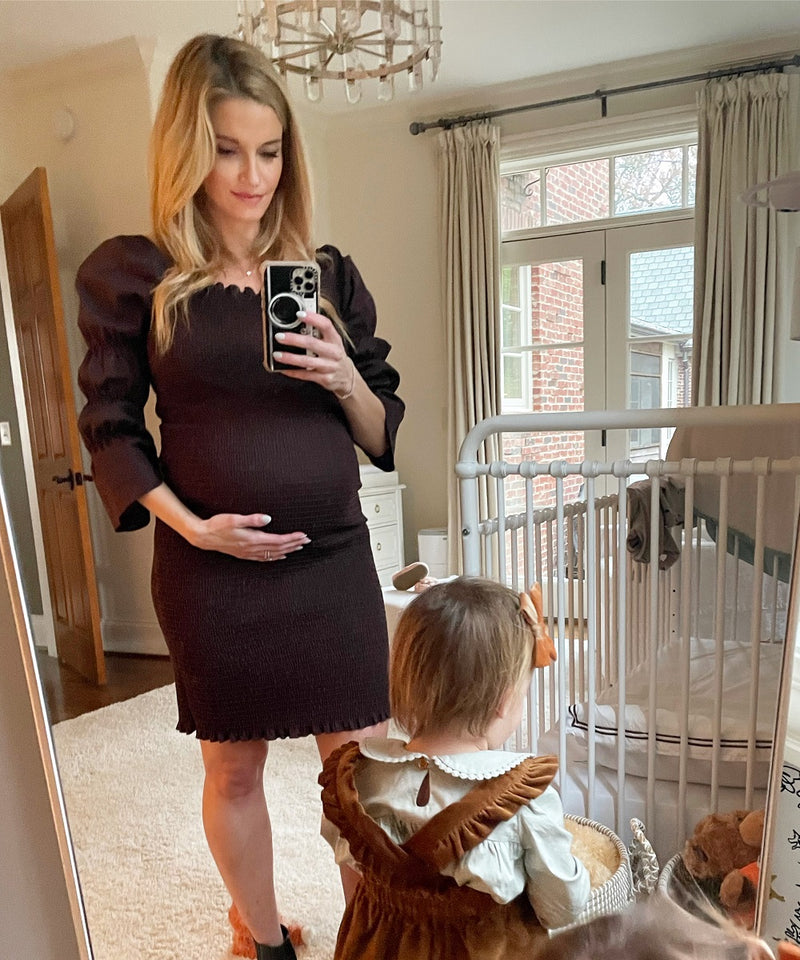 The Cassie Dress - Brown Bump City The Cassie Dress - Brown Bump City