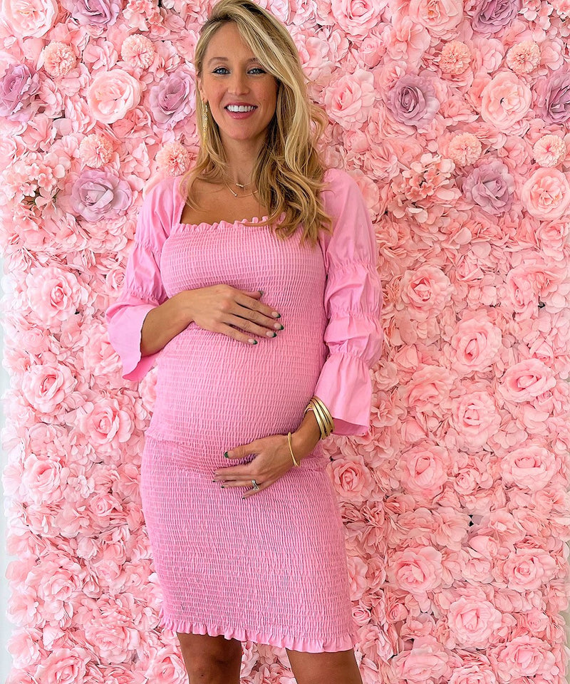 The Cassie Dress Pink – Bump City - Main Image