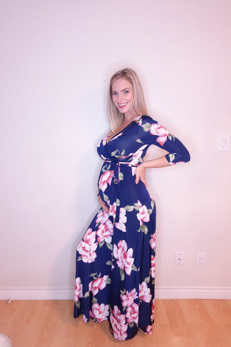 The Kaia Maternity Maxi Dress 