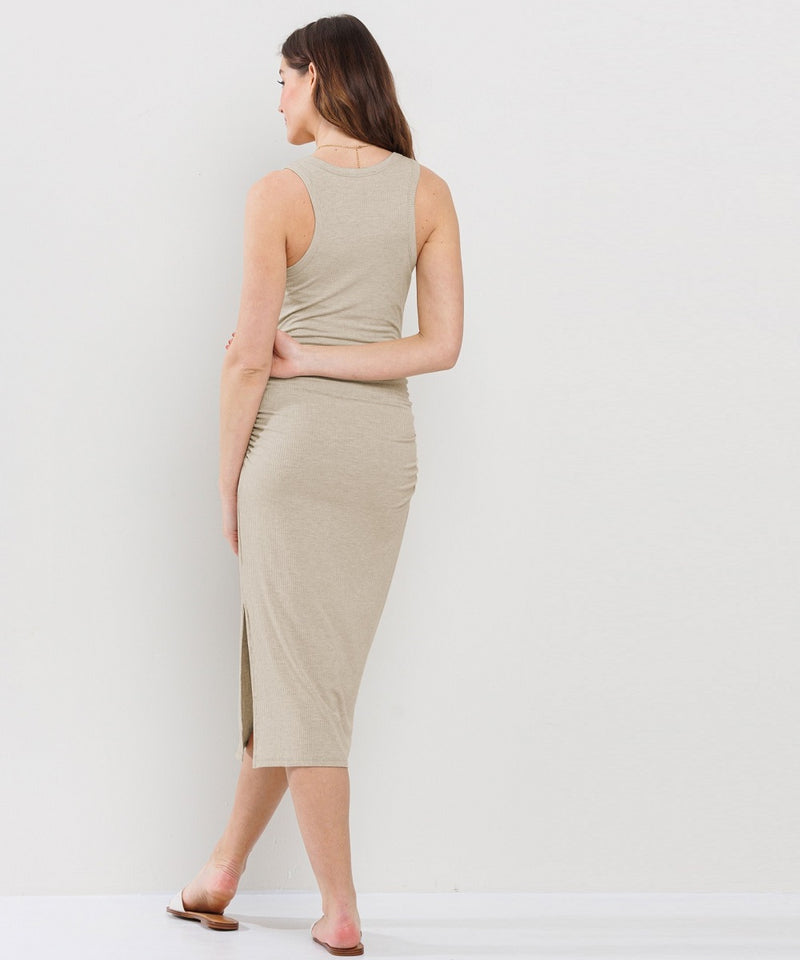 The Bodycon Tank Dress (Taupe)